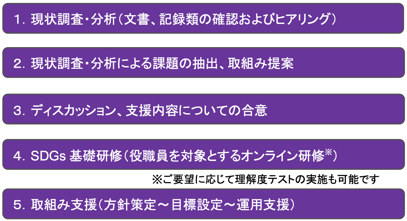 SDGs取組支援コンサルティングサービス